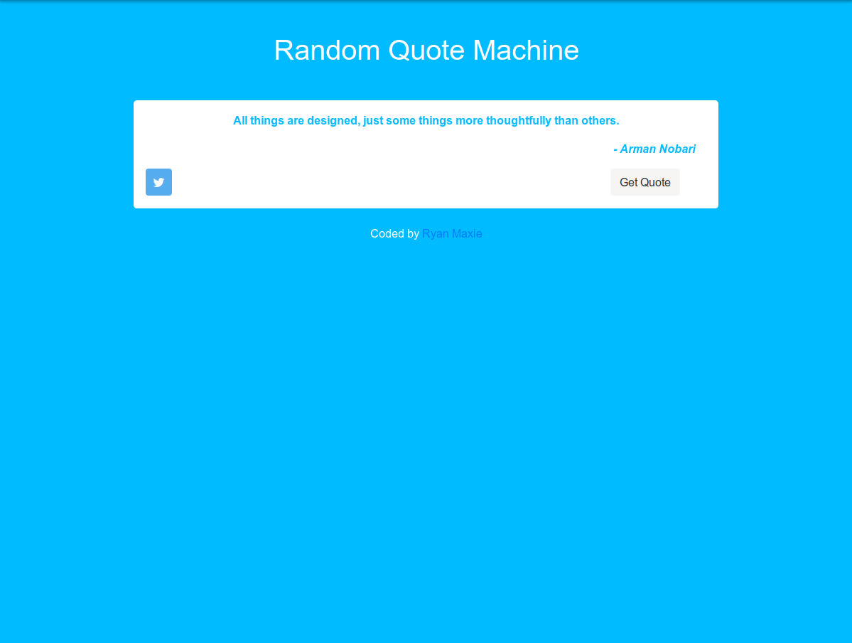 Random Quote Web App